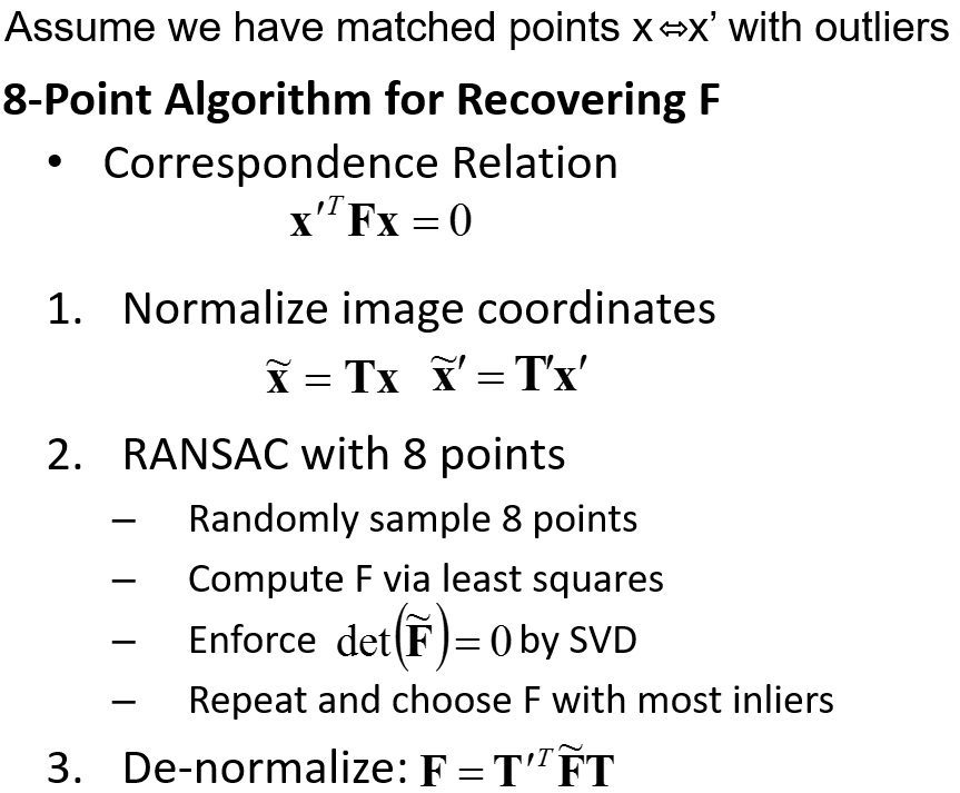 Fundamental Matrix